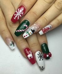 From candy-cane stripes to snowmen, unique winter motifs are a creative way to bling out your nails for the holidays. Try these wildly fun designs and add extra pizzazz to your outfit!