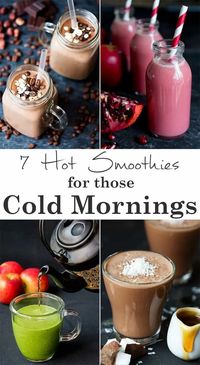 7 Hot Smoothies For Those Cold Mornings