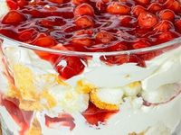 Cherries in the Snow – A Light and Luscious Dessert with Layers of Angel Food Cake, Creamy Filling - NewsBreak