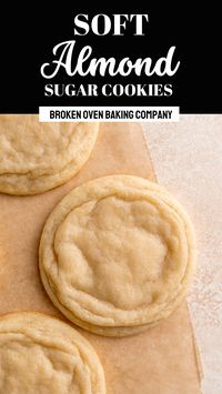 Soft Almond Sugar Cookies are sweet, rich, and have that perfect, doughy, chewy texture we all love in sugar cookies. Glazed in a sweet almond icing with the perfect amount of almond flavor and sliced almonds for a little crunch these cookies are a must try recipe!