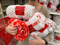 Holiday Plush Throw Blankets, Only $7.60 at Target