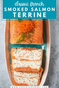 Want to try a French-inspired dish? This smoked salmon terrine delivers sophisticated flavors, perfect for a holiday meal or dinner party. Pin this recipe to add a traditional terrine recipe to your collection!