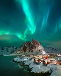 Norway under the aurora 💚 - Autumn Schrock Creative