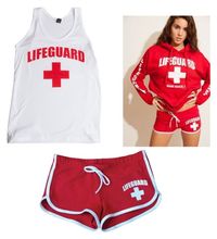 "Im officially a lifeguard ➕" by toshimendes1 ❤ liked on Polyvore