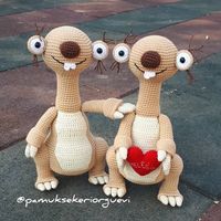 Amigurumi Ice Age Sid Free Crochet Pattern - Amigurumi