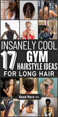 Check out these 17 hairstyles designed for long hair! This post has the perfect gym look for every fitness enthusiast. Stay workout-ready and stylish with these long hair hairstyle ideas!