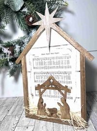 Dollar Tree Nativity Make-Over - Word & Home - Word & Home