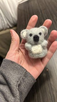 Needle felted Koala Bear