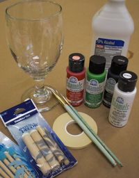 How to paint glass...I've painted wine glasses before, but these tips make it even easier! @Cori d'Alena Eggeling, I'm thinking we should make some next week!