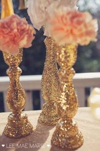 What a beautiful item to use as a table centerpiece or for home décor. This candle stick looks great with candles or attached a pomander or kissing ball for ext