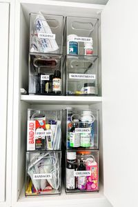 How to organize your medicine cabinet in 7 easy steps - Coco's Caravan