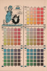 CMY OK - Eclipse Comics Color Chart 1983 | Wow Cool