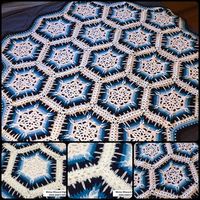 Snowflake Crochet Afghan with Free Pattern & Video Tutorial