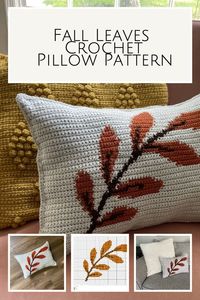 Bring the beauty of fall into your home with our Fall Leaves Crochet Pillow Pattern 🍂 This FREE crochet pattern is perfect for beginners and adds a warm, seasonal touch to your Thanksgiving decor! 🍁 Get ready for some cozy autumn vibes and get the free pattern now! 💖