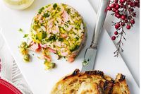 Make this terrine like jelly to start your next dinner party - its a great one to make ahead so your guests will have something to nibble on straight away.