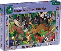 Amazon.com: Mudpuppy Woodland Forest Search and Find Puzzle, 64 Pieces, 23”x15.5” – for Ages 4-7 - Colorful Illustrations of Animals, Insects, Plants Found in The Forest, Multicolor (9780735355798) : Tanis, Katy: Toys & Games