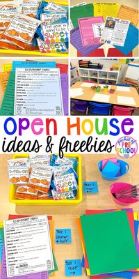 Open House Ideas and Freebies for Preschool, Pre-K, & Kindergarten 17