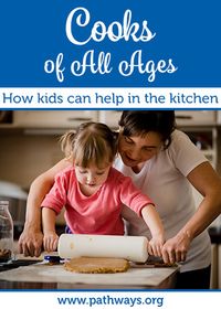 Find out how your child can participate in the kitchen and which skills cooking with you can help develop. Even babies can benefit from being in the kitchen with you while you cook!