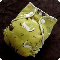 FREE: Pattern by BaaBaaBaby for sewing a Newborn fitted cloth diaper.