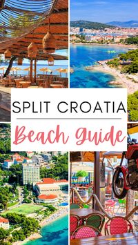 Plannining to visit Split? Discover the best beaches in Split, Croatia not to miss in this detailed guide. This Croatia travel guide also shares tips on how to visit the the most beautiful beaches in Split. Read on to find the best Split beaches. Croatia Split Travel Guide | Split Beach Guide | Split Summer Aesthetics | Split Beach | What to do in Split | Europe Summer Destinations