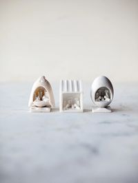 Mini White Stone NativitiesPeru – Heirloom Art Co.