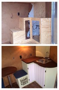 Image result for small trailer dressing room ideas