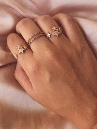 Grace Stacked Stars Ring