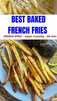 French duck fat oven fries (or Pommes de terres au four à la graisse de canard) are the perfect side meal to meats and fish. Full of flavor these healthy French fries are scrumptious.