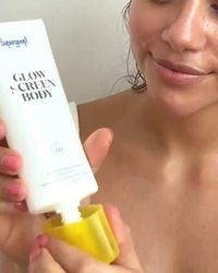 Supergoop! Glowscreen Body SPF 40 PA+++: A subtly shimmery body lotion with SPF 40 that helps give skin an all-over healthy glow while protecting it from UV rays.