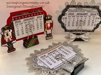 scrimpingmommy: Craft fair idea easy desk calendar.