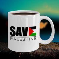 Amazon.com: Save Palestine Coffee Mug 11oz Ceramic White Funny Gift Birthday Mugs: Kitchen & Dining