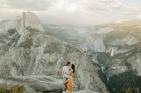 Sunset Yosemite Glacier Point Couple Session