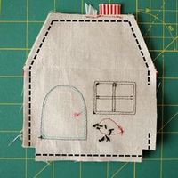 Fabric House Ornament Tutorial