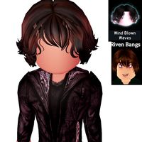 Dazai wig // royale high hair combos, royale high masc hair combo, royale high male hair, roblox hair