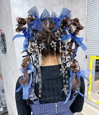 Super amazing harajuku hairstyle done by @nanami__hair on Instagram