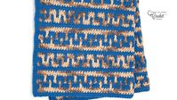 Crochet Greek Key Blanket Pattern