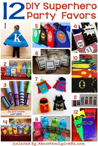 70+ DIY Superhero Party Ideas | About Family Crafts