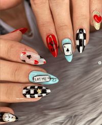 55 Alice in Wonderland Nails Ideas