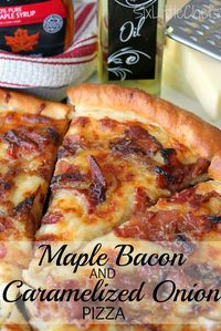 Six Little Chefs: Maple Bacon and Caramelized Onion Pizza