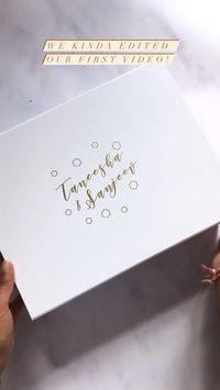 Luxury boxed hindu wedding invitations, revamped for the modern indian bride and groom. Gold hot foil wedding invitation. Clear wedding invite, hindu wedding invitation. Luxury boxed wedding invite. #weddinginvites #boxedweddinginvitation #indianweddinginvite #luxuryweddinginvitation #weddingstationery