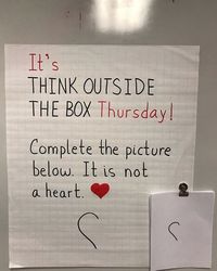 It’s Think Outside the Box Thursday and don’t think for a minute that my kids were happy to be missing this week’s activity even if it…