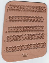 Custom saddle border tooling styles from 33ranchandsaddlery.com