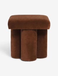 The Clover stool adds a touch of organic design wrapped in rich velvet upholstery for a retro-inspired feel. Shop this modern footstool by Sarah Sherman Samuel.