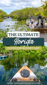 The Ultimate Florida Outdoor Bucket List | The best things to do in Florida go beyond suntanning and roller coaster riding (but don’t get us wrong – those are loads of fun too). From spelunking to snorkeling to sponging, here are 14 of the best things to do in Florida. | Florida travel | Florida vacation | Florida national parks | Florida state parks | places to visit in Florida | Florida travel guide | Florida bucket list