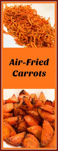 delicious air-fried carrots