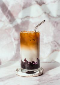 Blueberry Iced Latte — saltnpepperhere