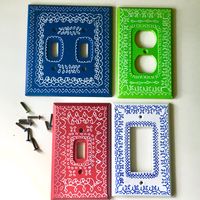 Custom painted lightswitch and outlet plates! Boho cute. Any color  #homedecor #customdecor https://etsy.me/2ThS6oR