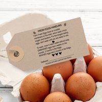 Elevate your egg cartons with our Egg Handling Instruction Stamp. This informative rubber stamp ensures your customers know how to handle their precious cargo from your backyard chicken coop or farm and is the perfect addition to your egg cartons and gift tags. 🇱🇷 MADE IN THE USA 🐓STAMP DETAILS ▪️ Premium maple wood with laser-engraved rubber for the clearest image ▪️ Design is also engraved on the top of the stamp for easy I.D. 🐓FAST PRODUCTION and SHIPPING TIMES ▪️ FREE PROOF: Personalized stamps receive a proof in Etsy convos in 1 BIZ DAY ▪️ SHIPPING: USPS 1st Class or Priority Shipping upgrade available 💗 RUSH MY STAMP - Purchase this listing, if available, to speed up processing; https://www.etsy.com/listing/450048984 💗 MORE ITEMS IN OUR SHOP 💗 https://www.etsy.com/shop/Souther