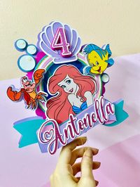 #caketopper #sirenita #disney #papercraft