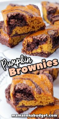 These pumpkin brownies are the perfect fall treat - they're rich, chocolatey, and full of delicious pumpkin flavor.